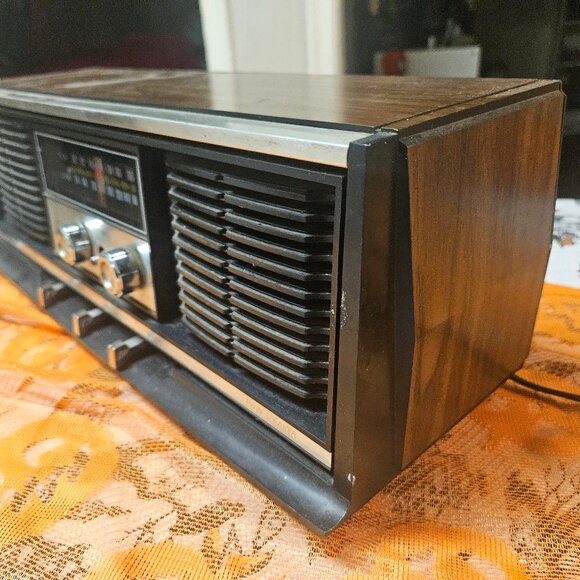 JIL Concerto JF 188 Twin Speaker Stereo Wood Grain Citizen Jutan MCM Vtg Tested - Picture 7 of 11